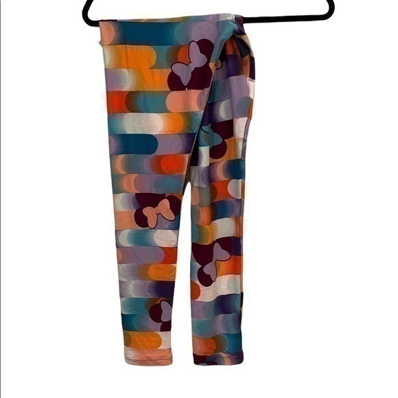 LuLaRoe Disney Minnie Mouse Multicolor Leggings Tall & Curvy One Size - Picture 1 of 8